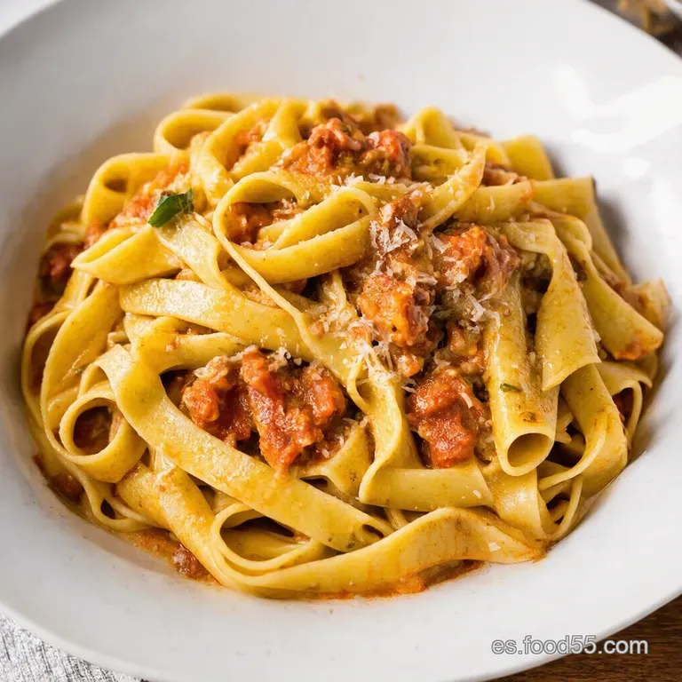 Pappardelle al Rag&uacute; de Setas Silvestres