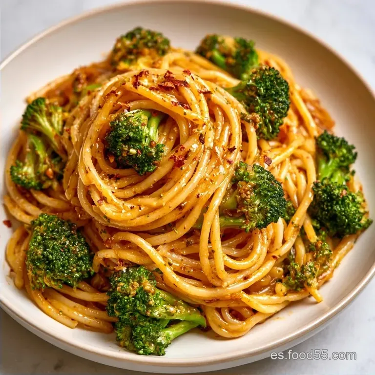 Pasta con Brócoli al Ajo y Limón