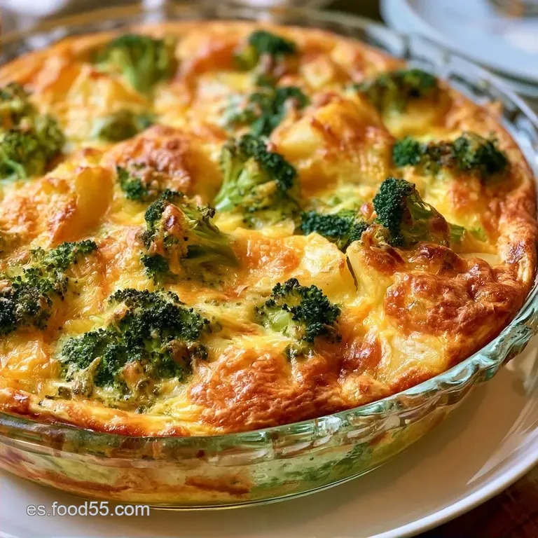 Pastel Brócoli Patata: Receta Express