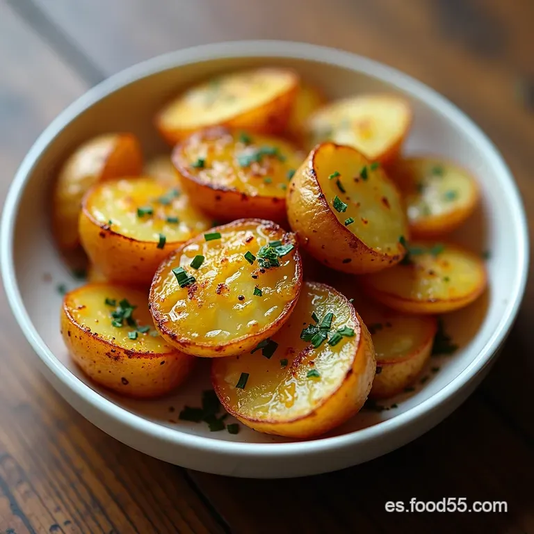 Patatas al Horno Crujientes y Arom&aacute;ticas