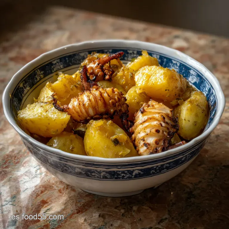 Smoked paprika-dusted stew in a terracotta bowl. Steaming and fragrant, garnished with parsley. Rustic elegance.