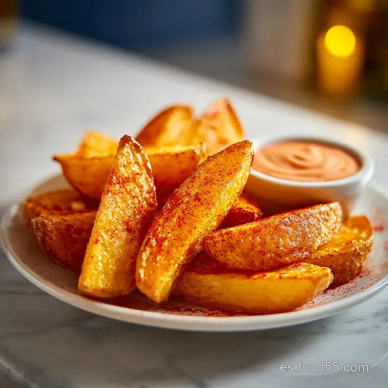 Patatas Gajo al Horno con Salsa Deluxe: Crujientes