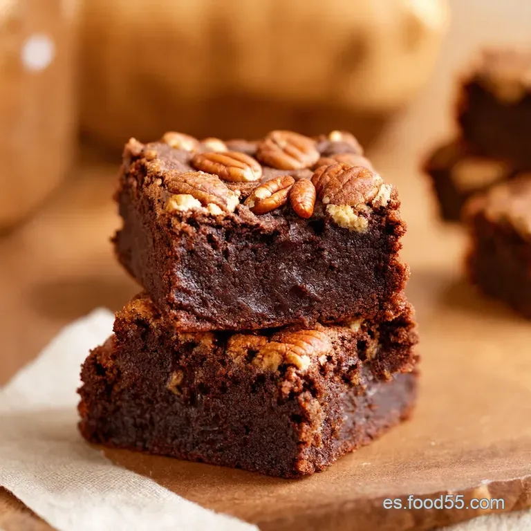 Pecan Pie Brownies La Fusi&oacute;n Perfecta presentation