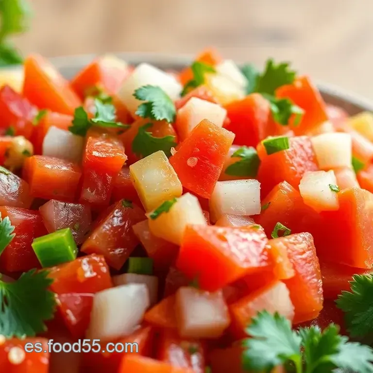 Pico de Gallo Perfecto: &iexcl;El Sabor Aut&eacute;ntico de M&eacute;xico!