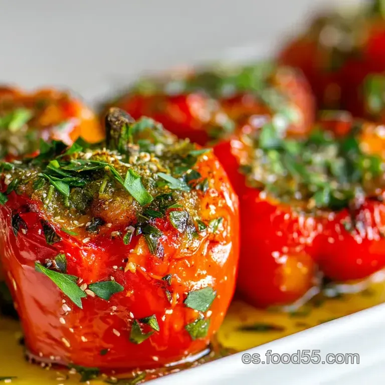 Pimientos Asados con Ajo y Aceite