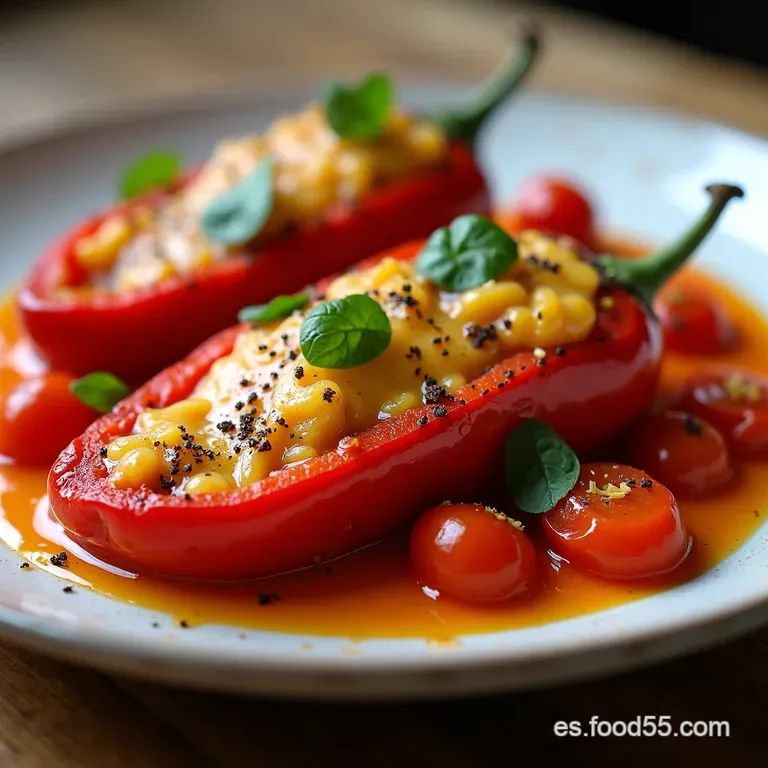 Pimientos del Piquillo Rellenos de Bacalao