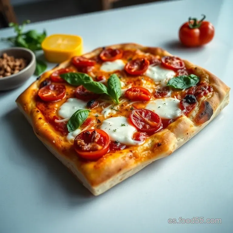 Pizza Bolo&ntilde;esa Con Sabor Aut&eacute;ntico Italiano presentation