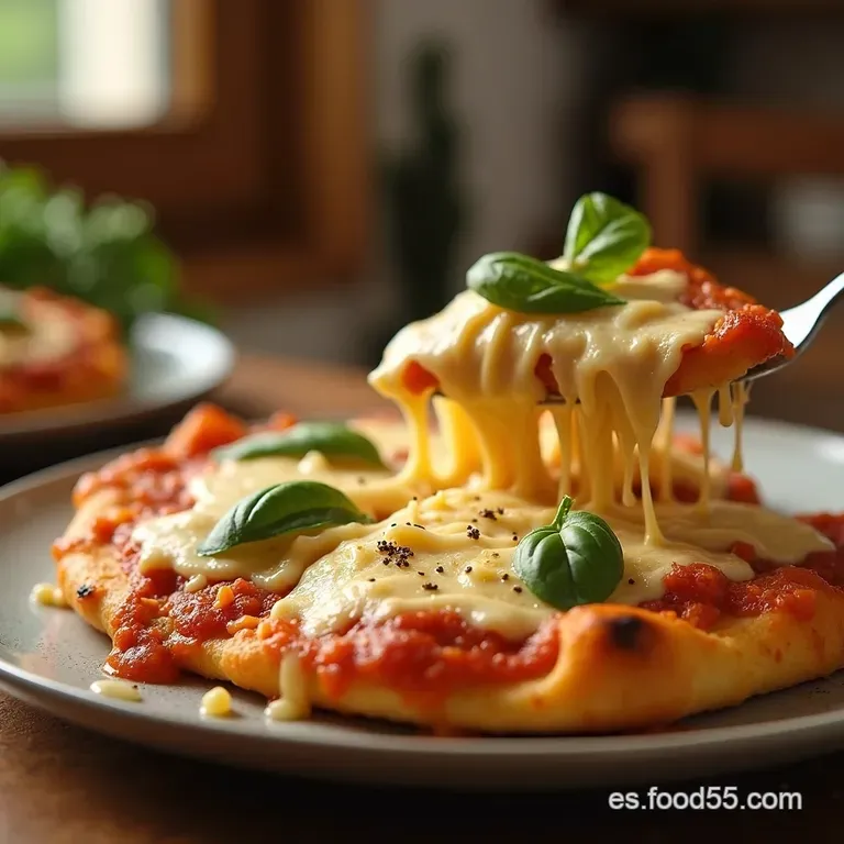 La Carbonara Hecha Pizza Masa R&aacute;pida Y Crema Perfecta En Tu Thermomix presentation