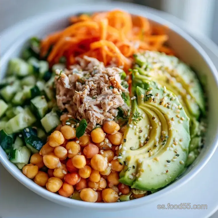 Poke Bowl de Garbanzos y At&uacute;n: Fresco