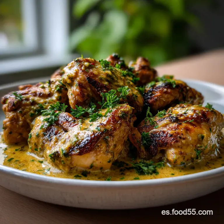 Pollo a La Mostaza Una Receta: F&aacute;cil Y Equilibrado presentation