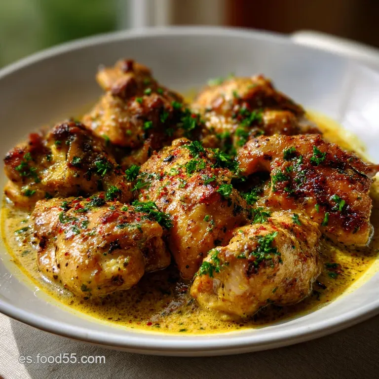 Pollo a la Mostaza Una Receta: F&aacute;cil y Equilibrado