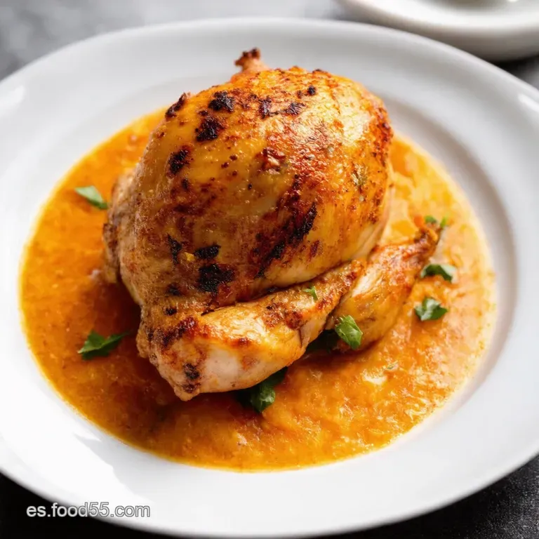 Pollo Asado a la Naranja y Hierbas Provenzales