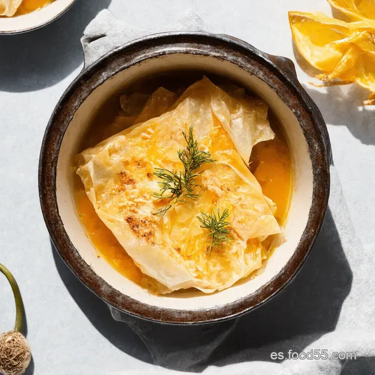 Pollo con Patatas en Papillote El Tesoro Jugoso del Corral