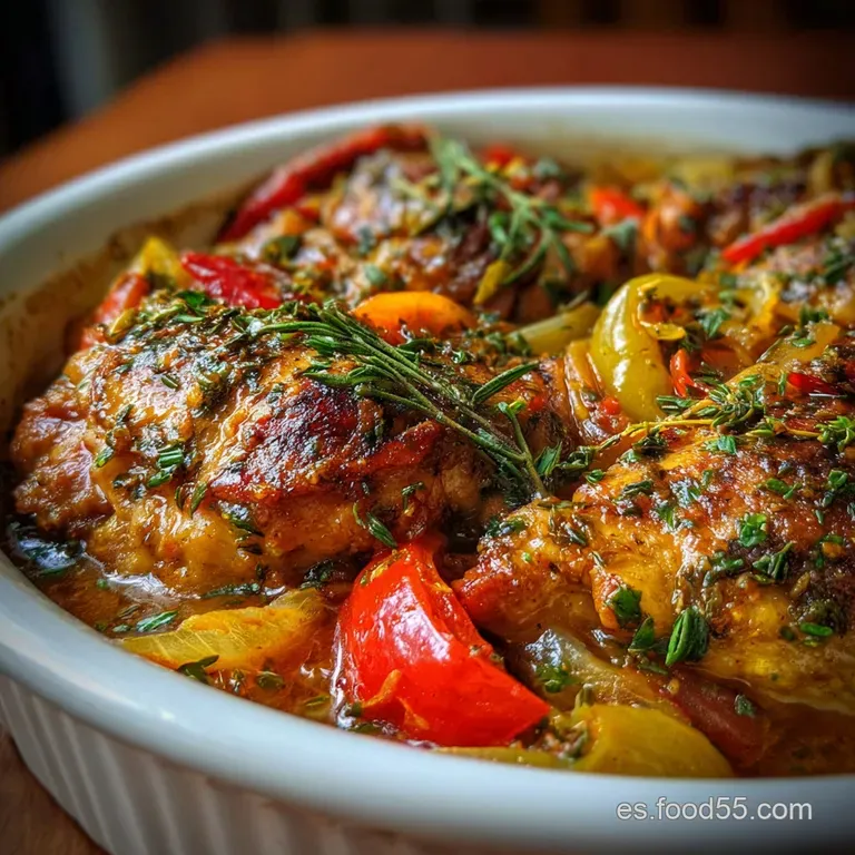 Pollo de Corral Guisado Meloso