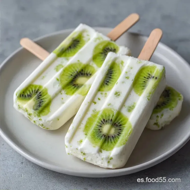 Polo De Kiwi Yogur: Refrescante y Aterciopelado