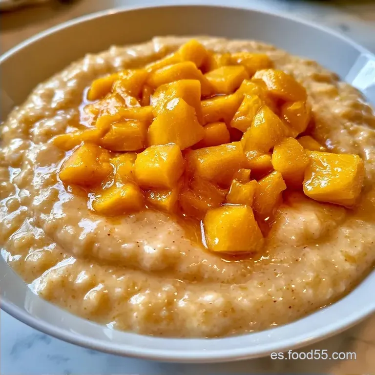 Porridge Escocés con Mango en 15 Minutos