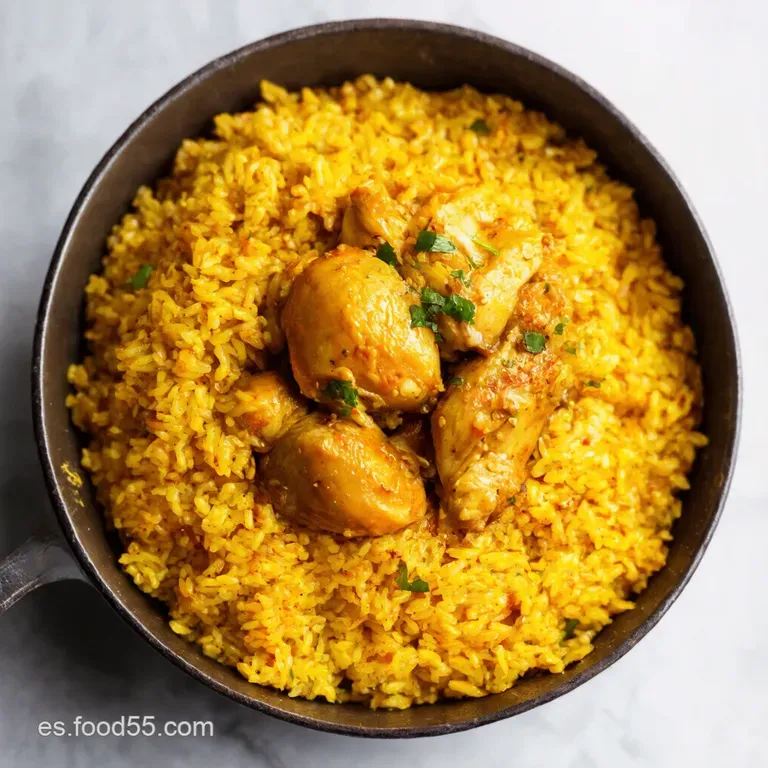 Potito de Arroz con Pollo y Verduras Casero