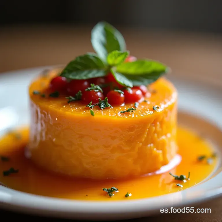 El Tesoro Naranja Lentejas Rojas y Calabaza con un Toque de Romero