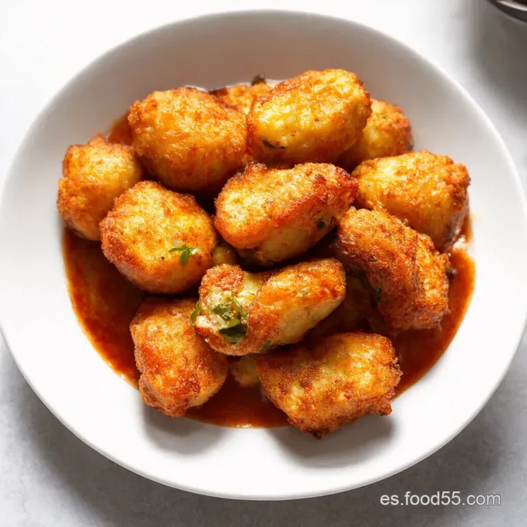 Ratones Estrellados Nuggets de Patata Rellenos