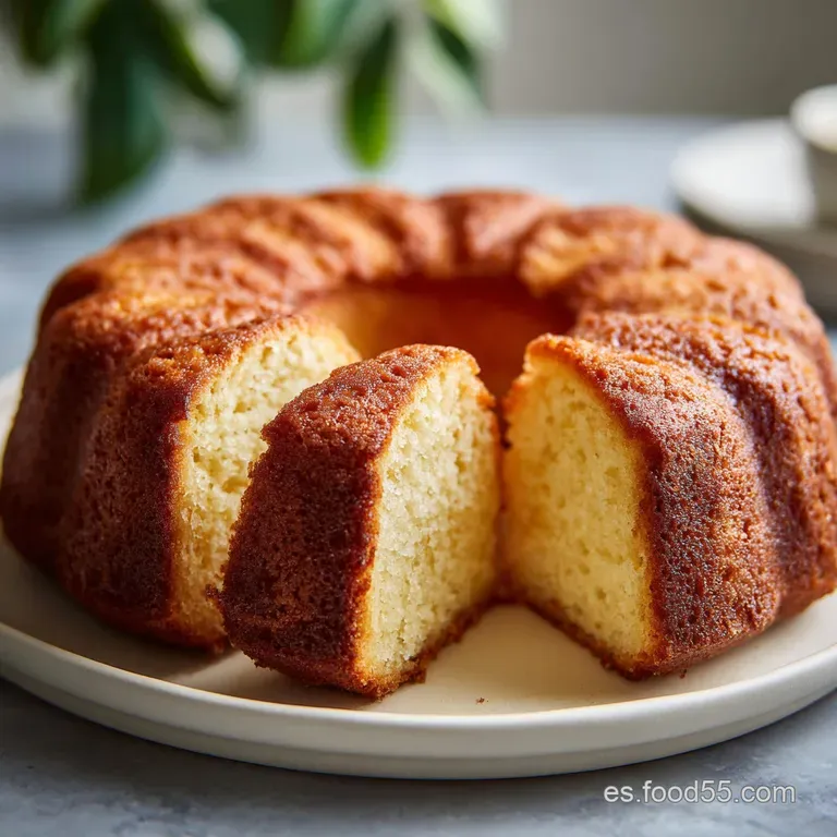Receta Bizcocho de Yogur Esponjoso
