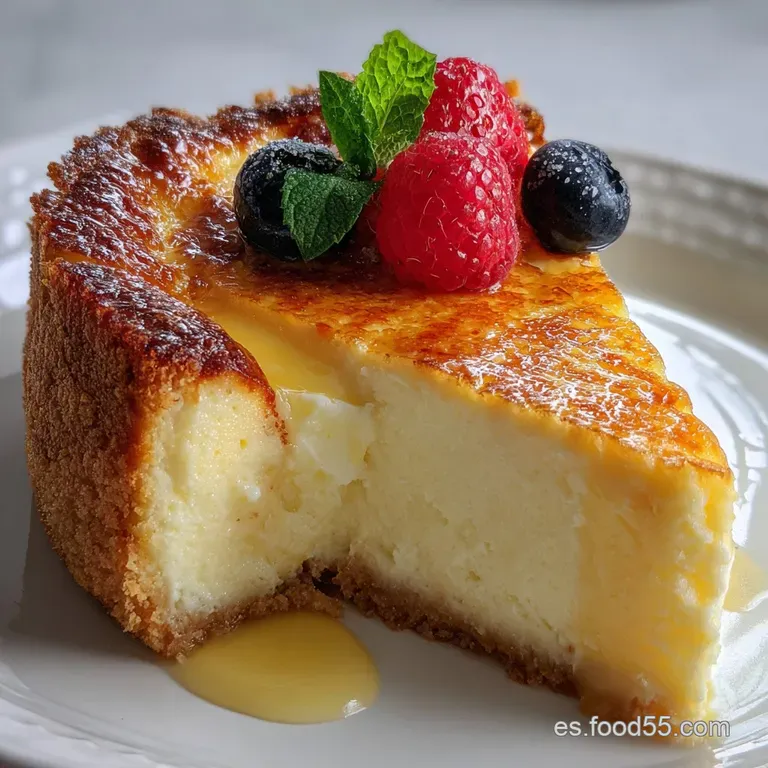 Receta Tarta De Queso Cremosa Horneada