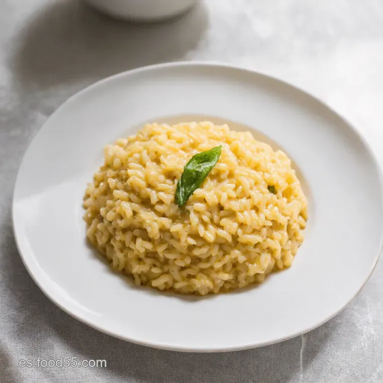Risotto Cremoso a La Parmesana presentation