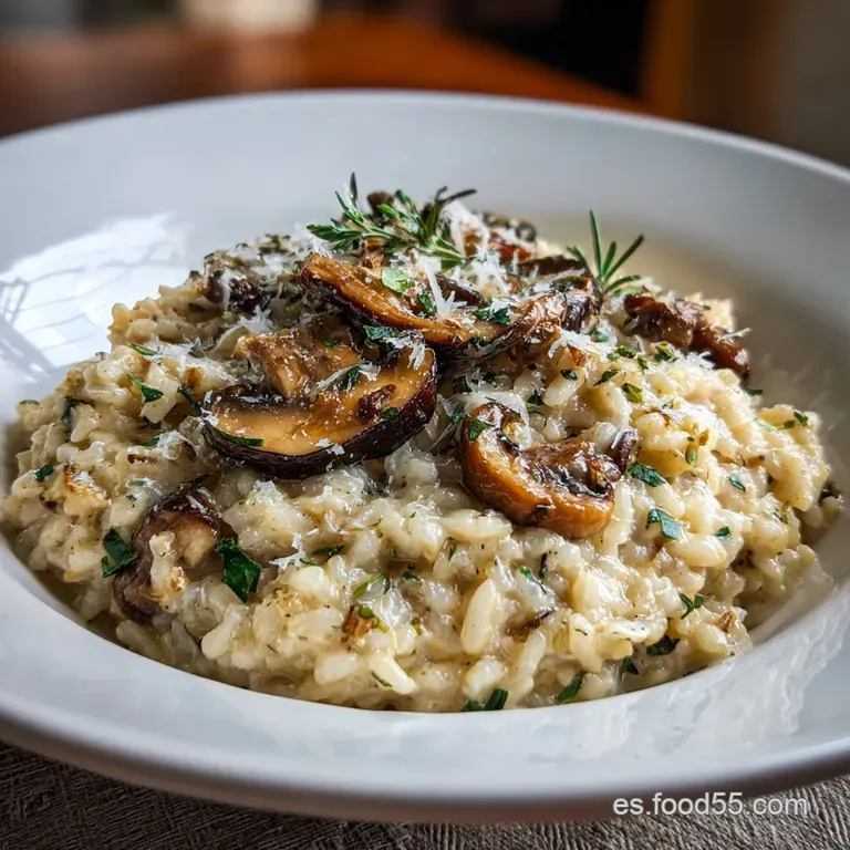 Risotto de Setas Cremoso y Tradicional