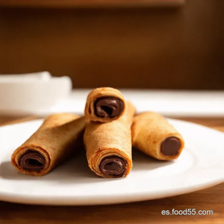 Rollitos De Chocolate Y Caf&eacute; Espresso Un Abrazo Calentito Al Paladar presentation