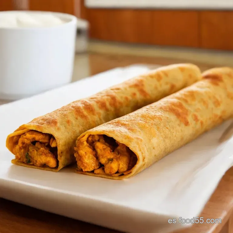 Rollitos Paratha De Pollo Tikka Masala Un Iftar Espectacular presentation