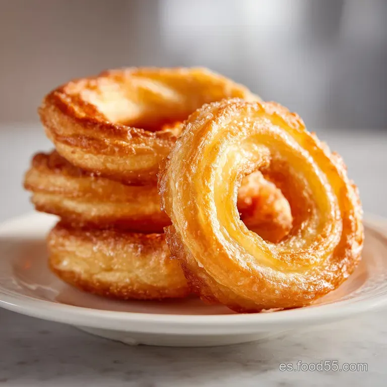 Rosquillas de Hojaldre Cristaleiro F&aacute;ciles
