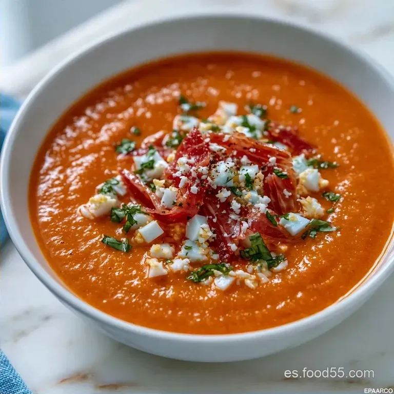 Salmorejo Cremoso En Monsieur Cuisine