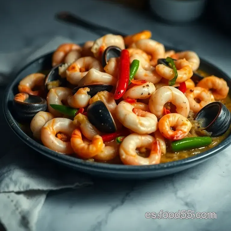 Salpic&oacute;n De Marisco A La Marinera presentation