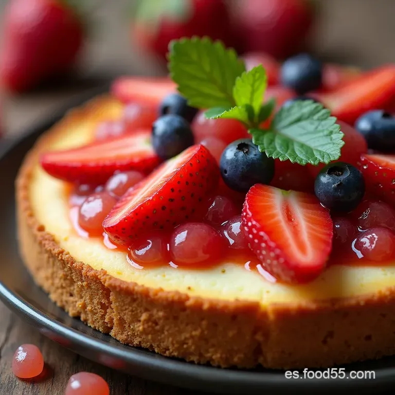 Salsa de Frutos Rojos Besos de Bosque El Contraste Perfecto para tu Cheesecake Cremoso