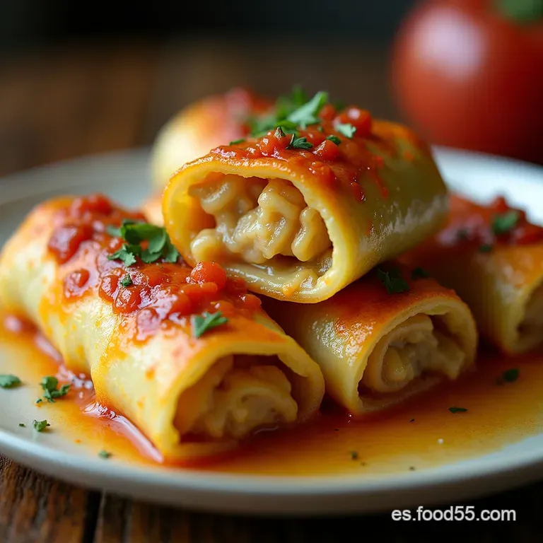 Sarma de la Abuela Rollos de Col Encurtida Rellenos de Tradici&oacute;n y Especias