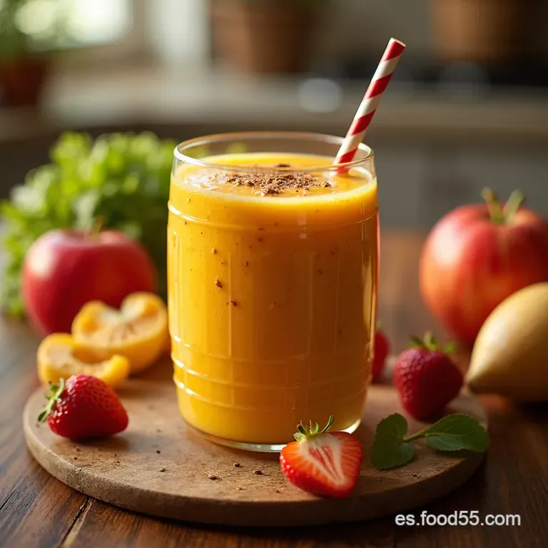 Smoothie Energizante Sol De Invierno presentation