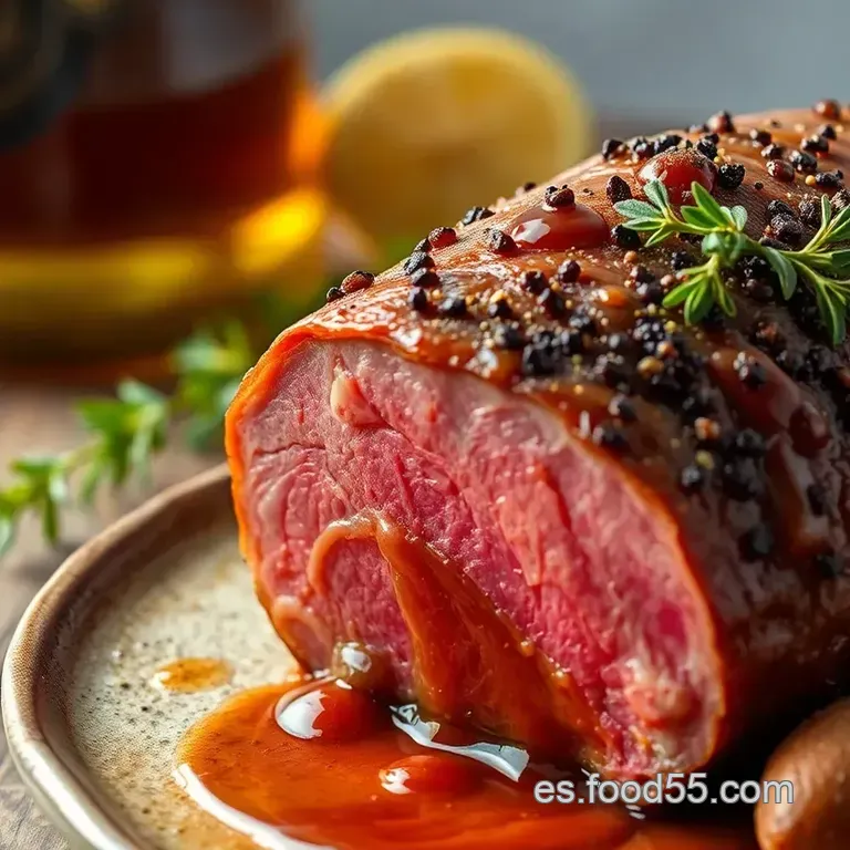 Solomillo Ib&eacute;rico Al Jerez Con Setas presentation