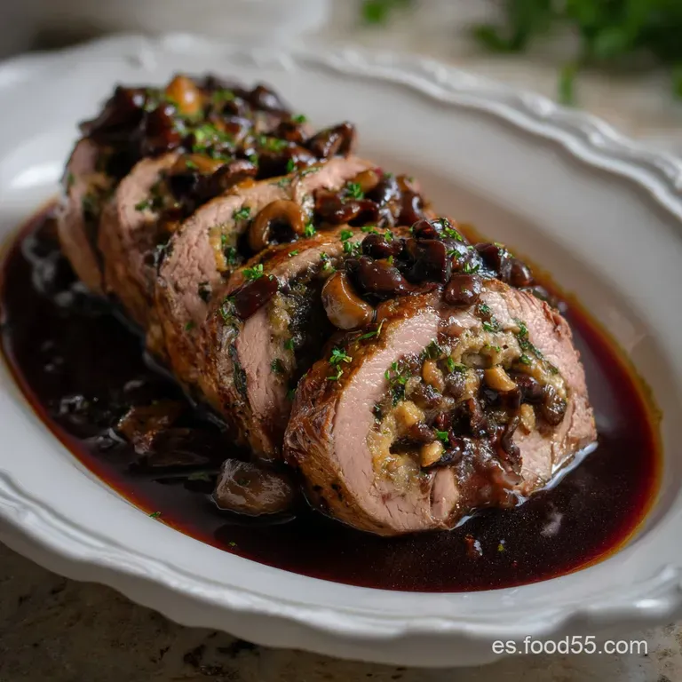 New Years Eve Recipes: Solomillo Para La Cena presentation