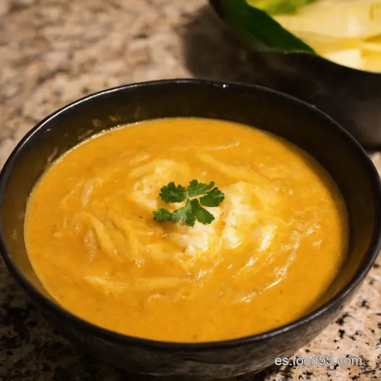 Sopa Cremosa De Calabac&iacute;n Un Abrazo C&aacute;lido En Cada Cucharada presentation
