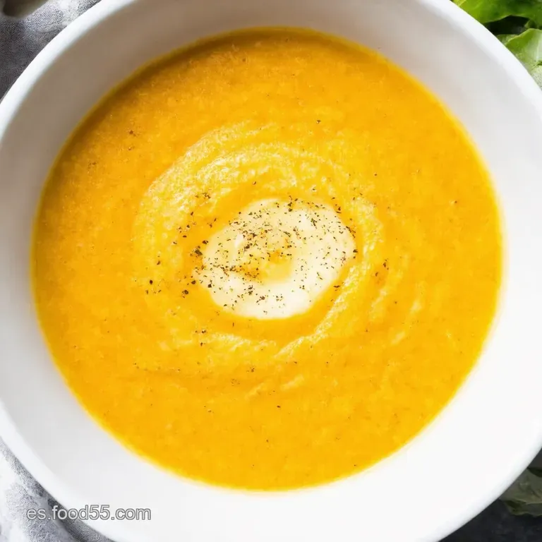 Sopa Cremosa de Calabac&iacute;n Un Abrazo C&aacute;lido en Cada Cucharada