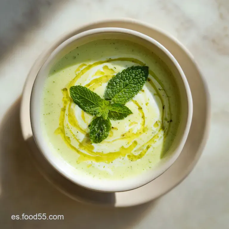 Sopa Fr&iacute;a de Pepino: Aterciopelada y Refrescante