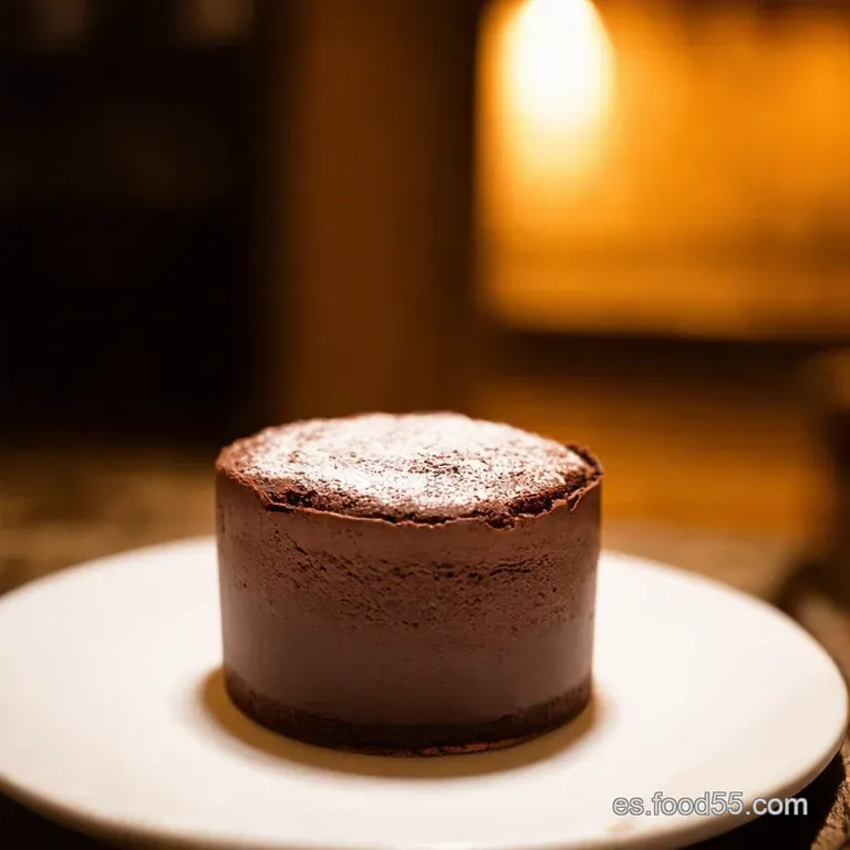 Souffl&eacute; De Chocolate Individual Express Un Capricho En Minutos presentation