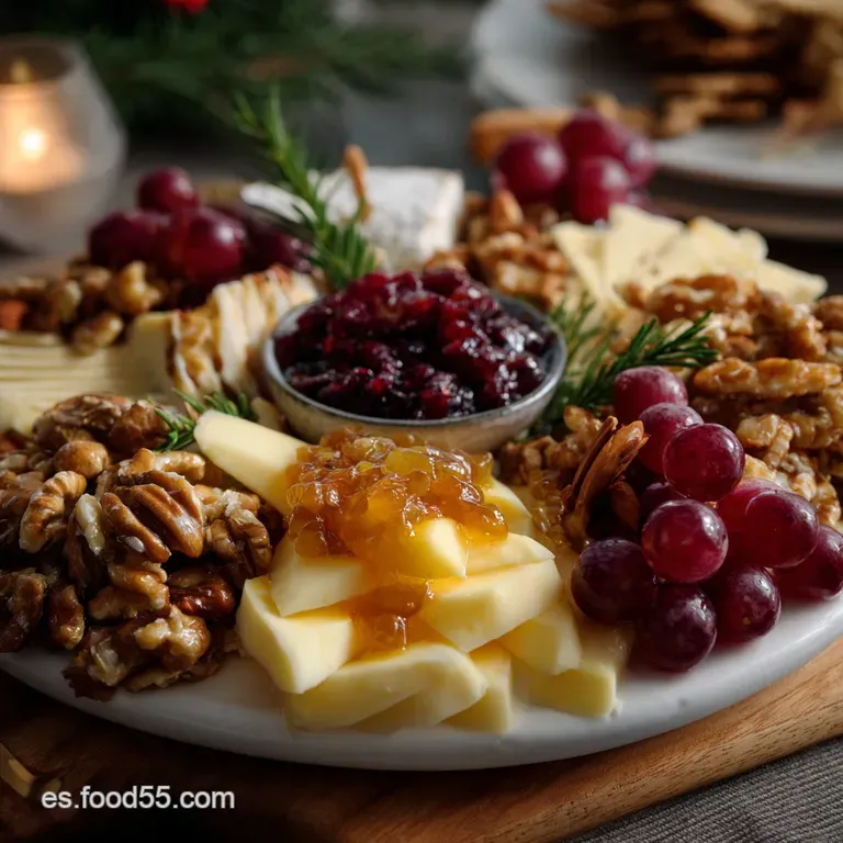Artfully arranged cheese and charcuterie board with rustic wooden elements, showcasing a curated selection of gourmet items.