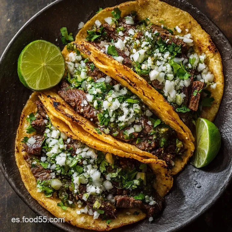 Tacos Callejeros De Carne Asada: El Sabor Inconfundible presentation