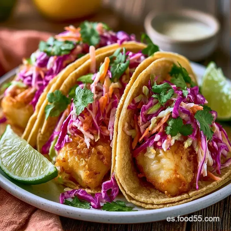 Tacos ordenados con rodajas de lima verde, cebolla morada picada y hojas de cilantro fresco sobre un fondo minimalista.