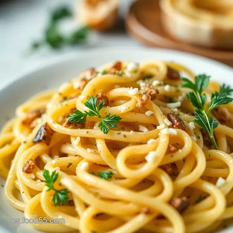Tallarines Carbonara Aut&eacute;nticos