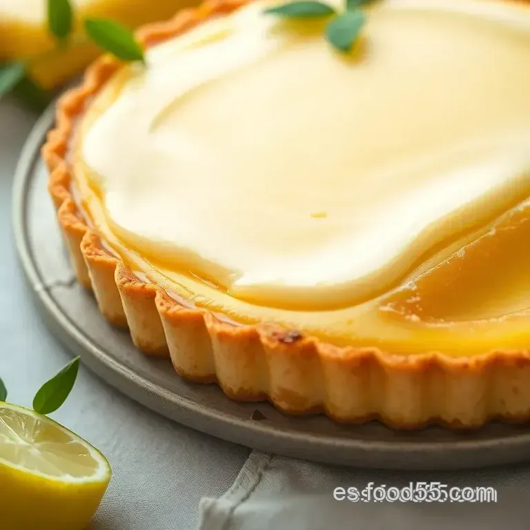 Tarta De Almendras Y Lim&oacute;n Sin Gluten presentation