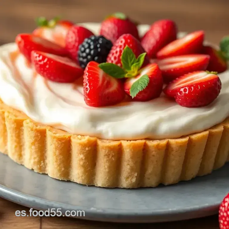Tarta de Fresas con Nata Casera