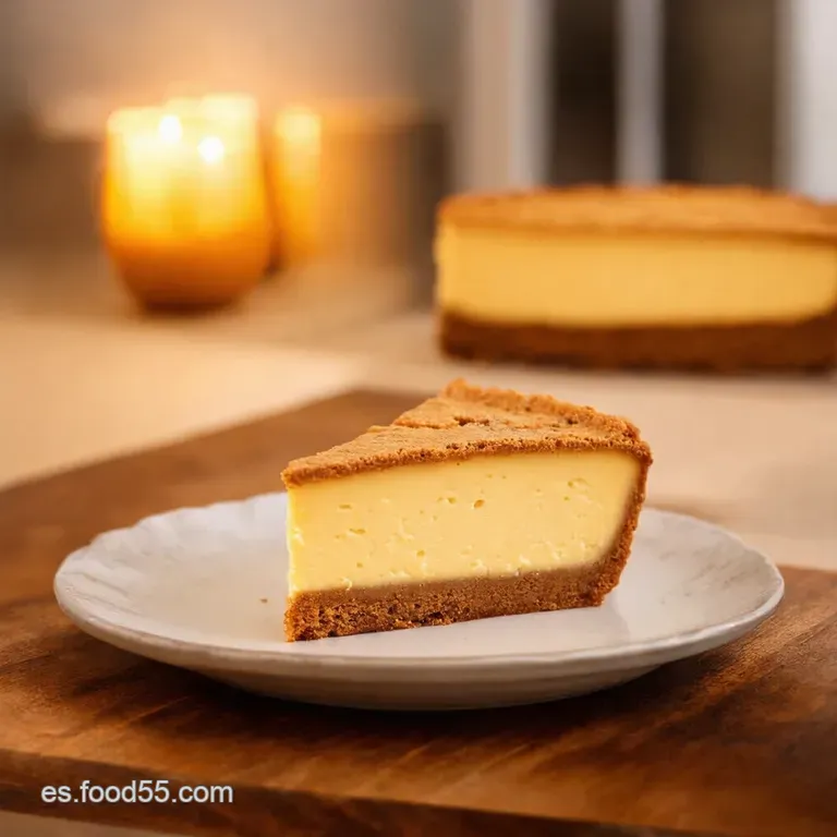 Tarta De Queso Biscoff Sin Horno Con Caramelo Salado presentation