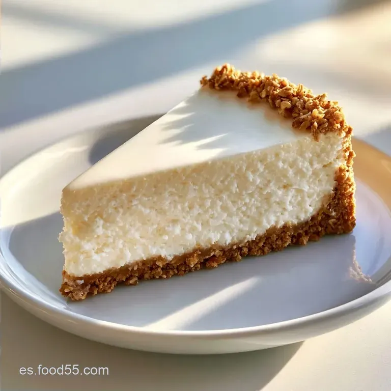 Tarta De Queso Cremosa y Ligera