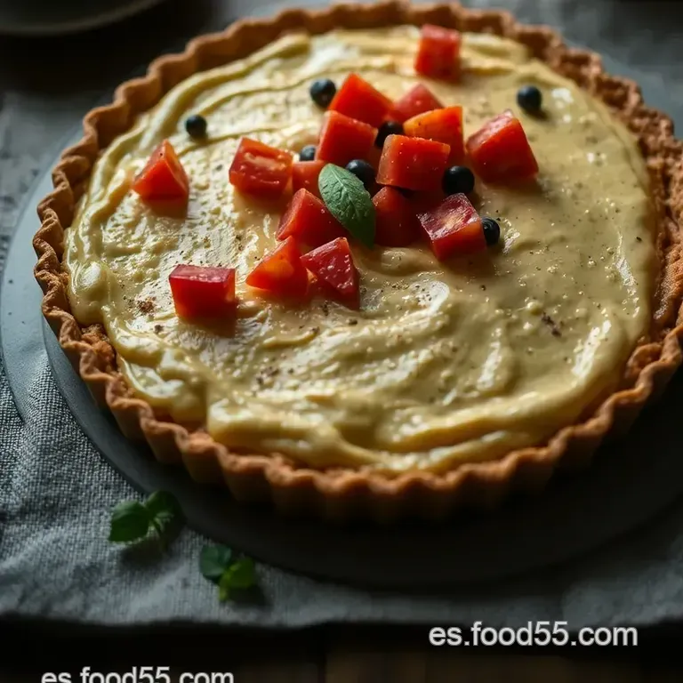 Tarta Salada Mediterr&aacute;nea A La Argui&ntilde;ano presentation